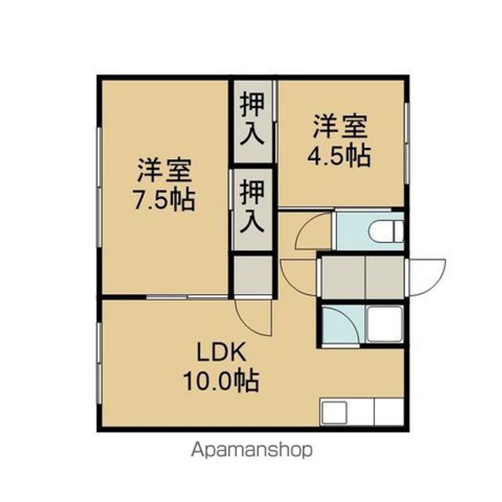 MERCURIO(メルクーリオ)202の間取り