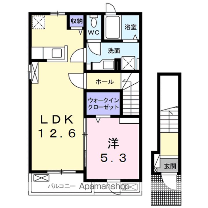 ブローテ Ⅳの間取り