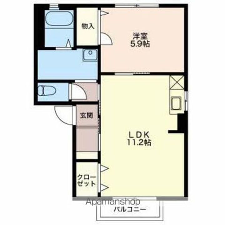 フォーレスK&Y CDD102の間取り