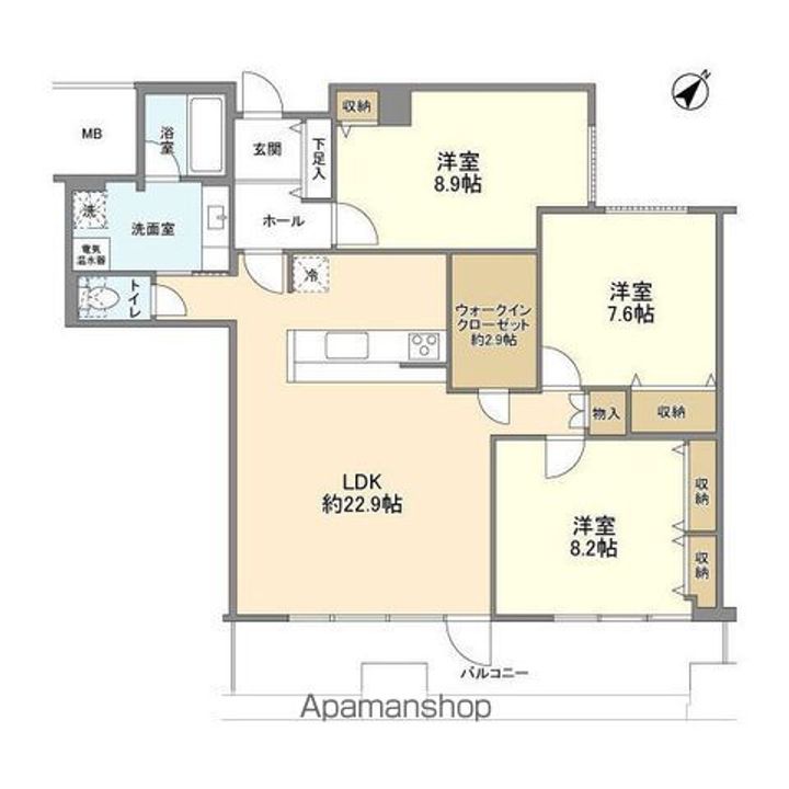 渋谷プロパティータワーの間取り