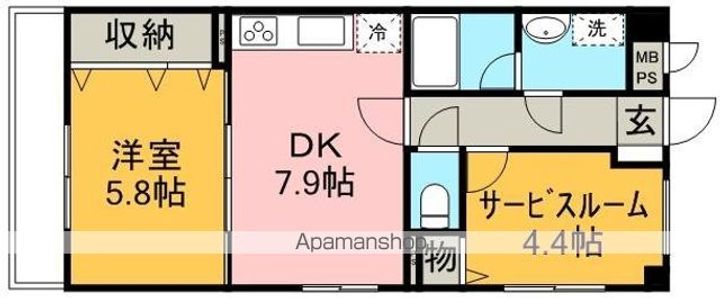 アメニティー川越岸町Ⅴの間取り