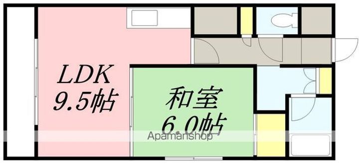 フラットフォーレスト2202の間取り