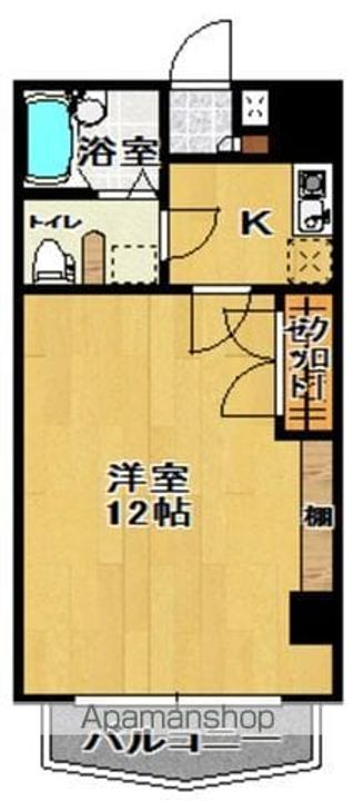 福島県郡山市富久山町久保田字石堂の賃貸マンションの間取り