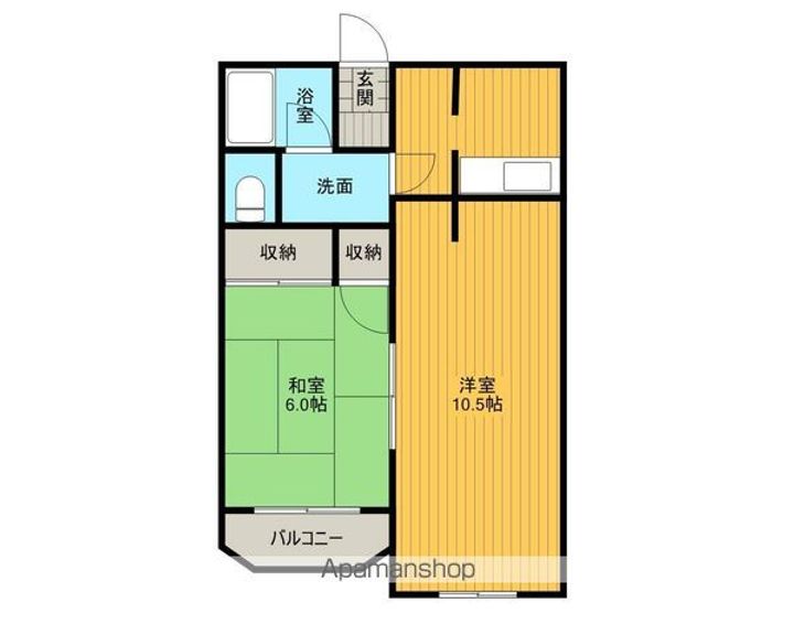 グリーンハウスの間取り