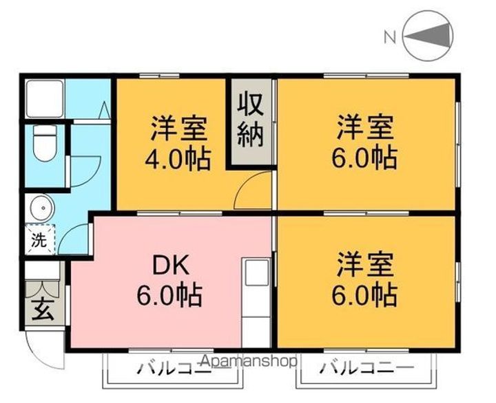 メゾンRの間取り