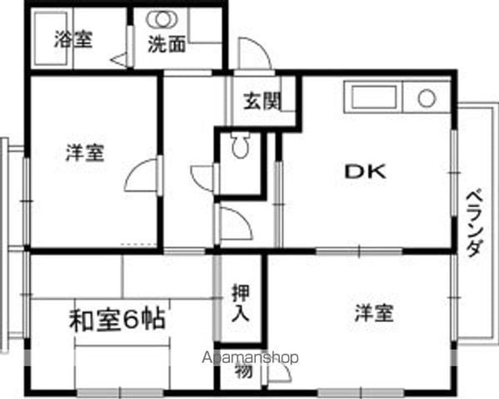 フレグランスアンナイA棟202の間取り