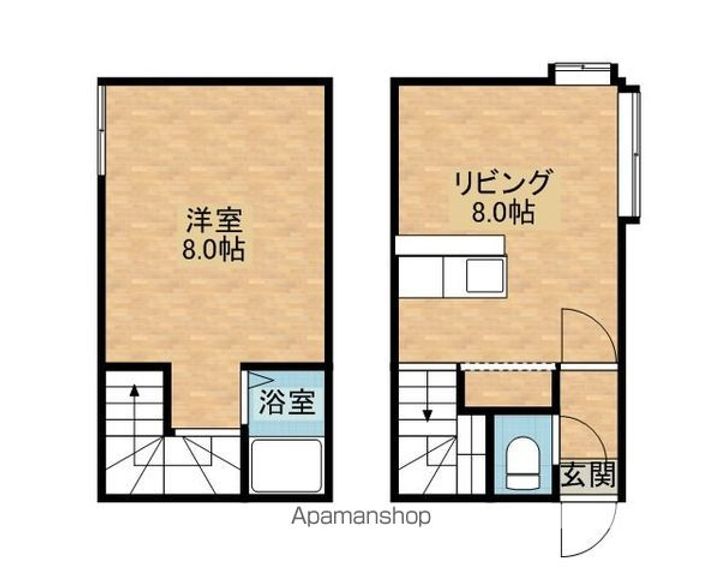 ランドマークⅠ101の間取り