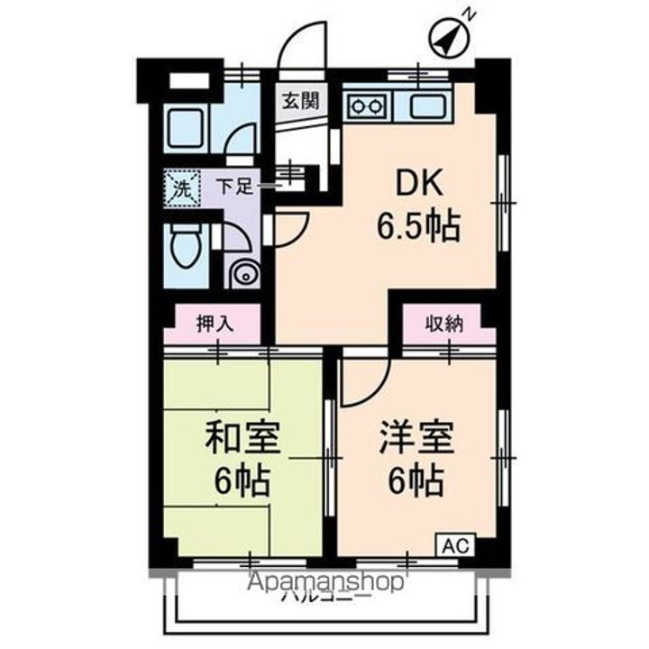 ベルカディーマンションの間取り
