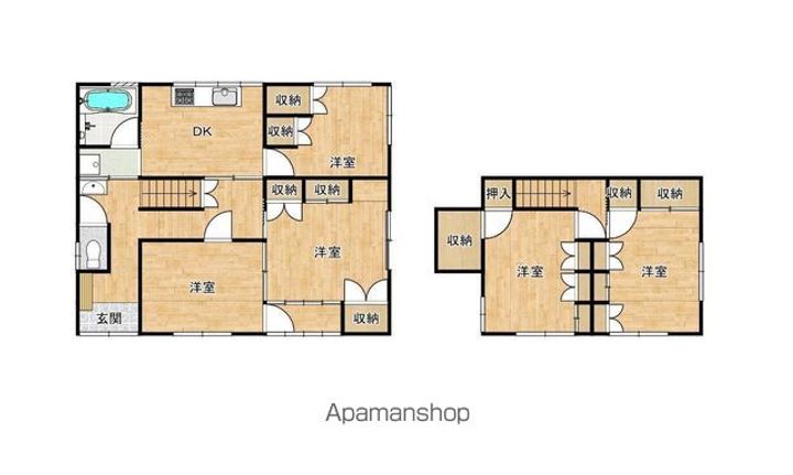 宮崎県延岡市出北1丁目(一戸建)の賃貸物件戸建ての間取り