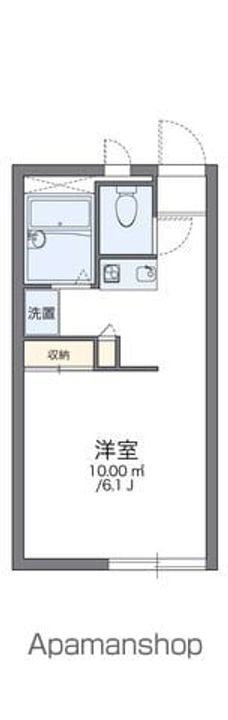 レオパレスフォレストハウス21101の間取り