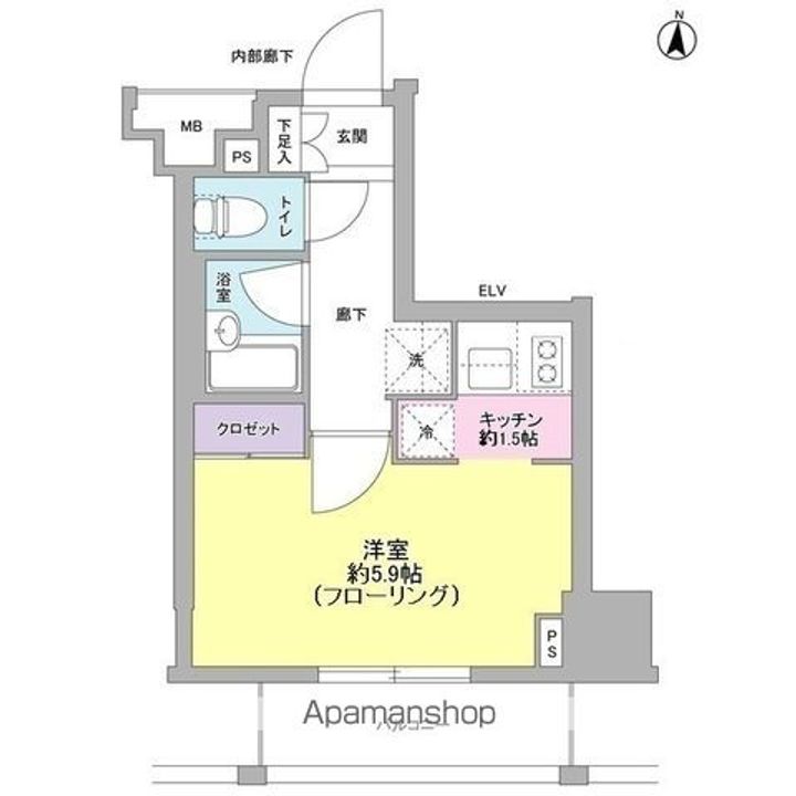 文京春日プラッツの間取り