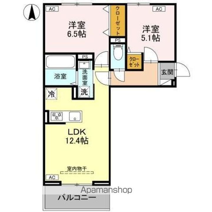 DーROOM新井町の間取り