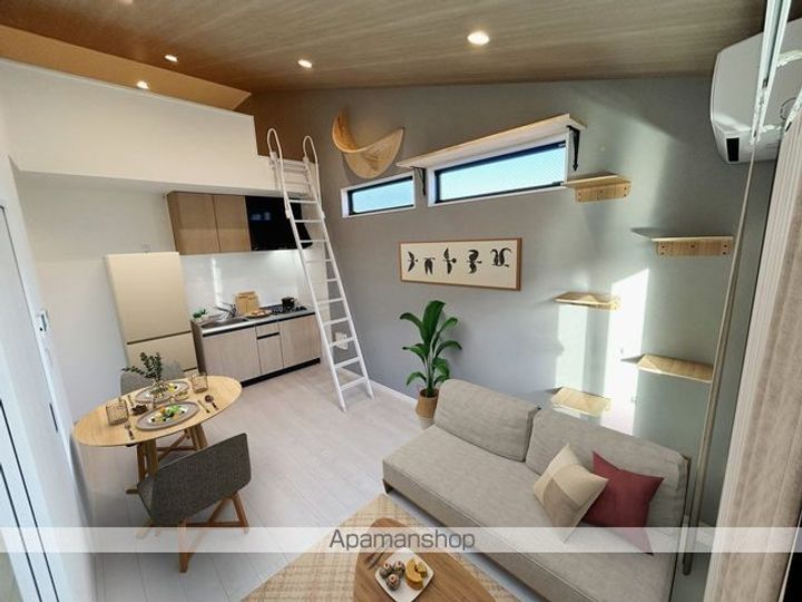 猫と暮らす方限定 NYANCL八潮垳201の居間