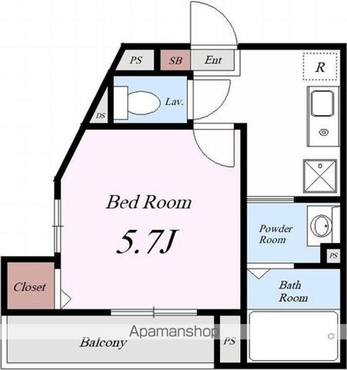 メルディア松戸の間取り