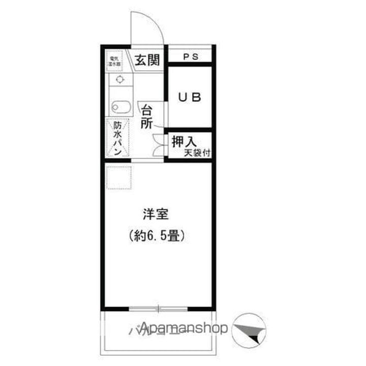 トラストビラ住吉の間取り