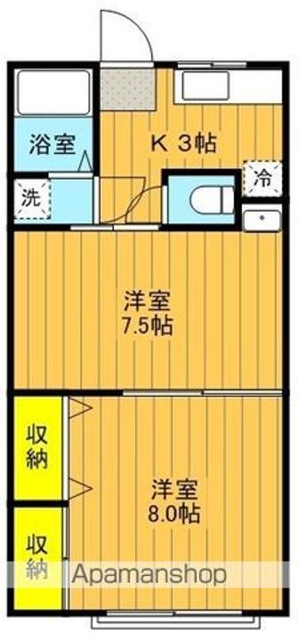 MARUCO青田205の間取り