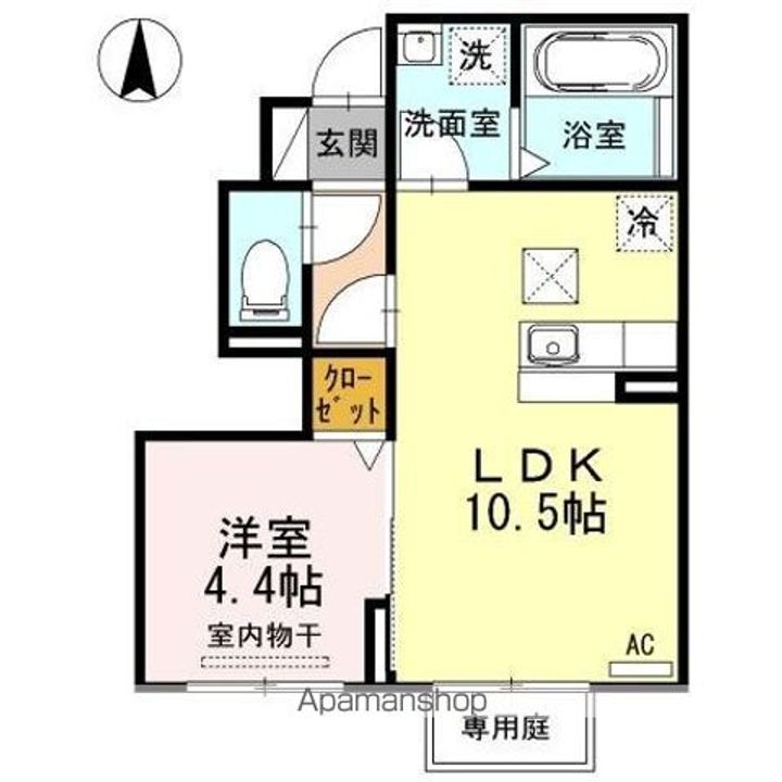 セジュール古橋2の間取り