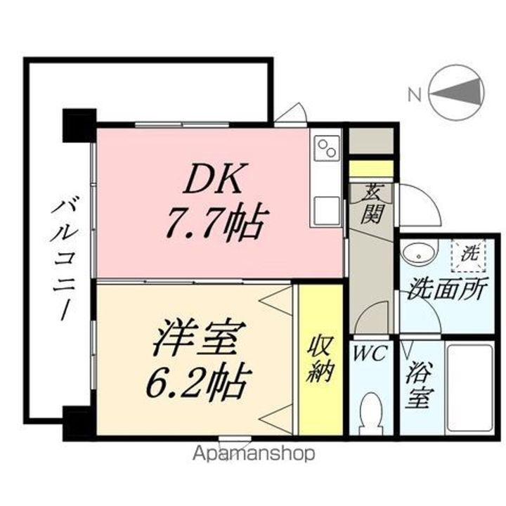 ハアラン高柳608の間取り