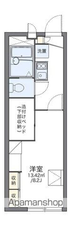 レオパレス凜103の間取り