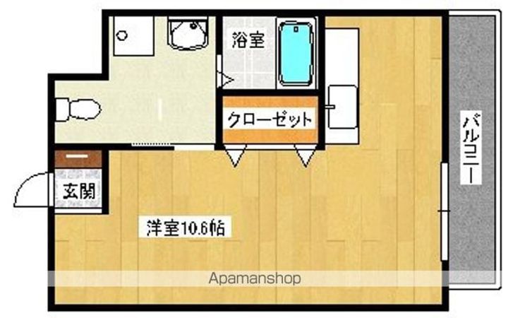 カシェット住吉の間取り