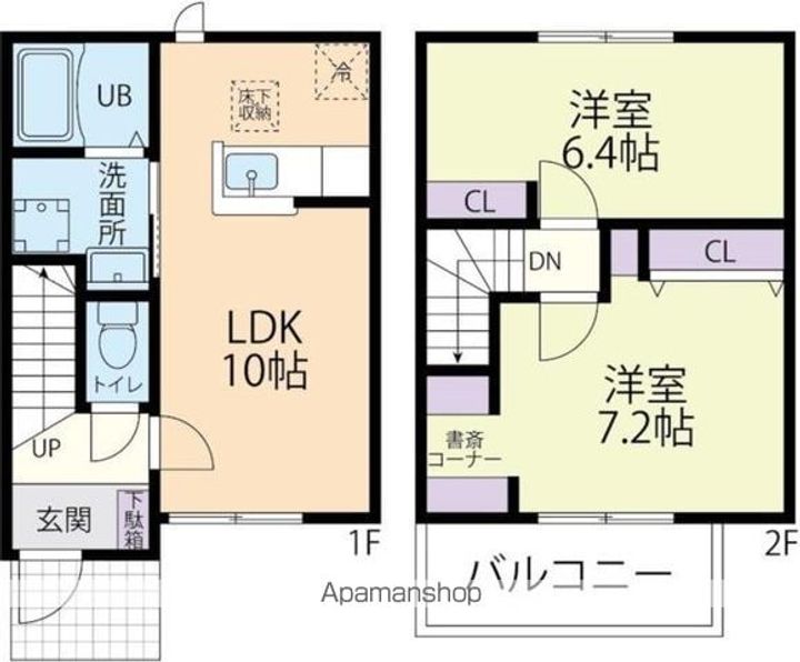 VILLA SIEGER(ヴィラ ジーガー) C107の間取り