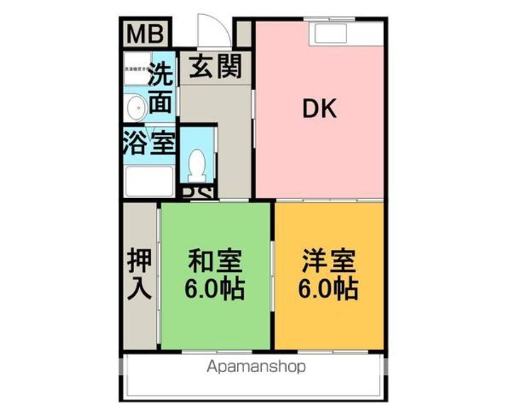 イーストタウン503の間取り