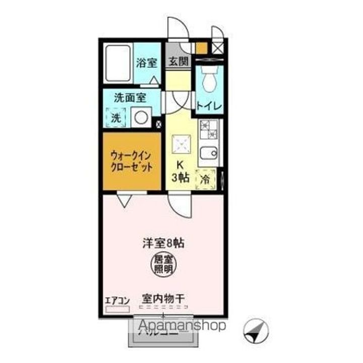 リトルアイランドの間取り