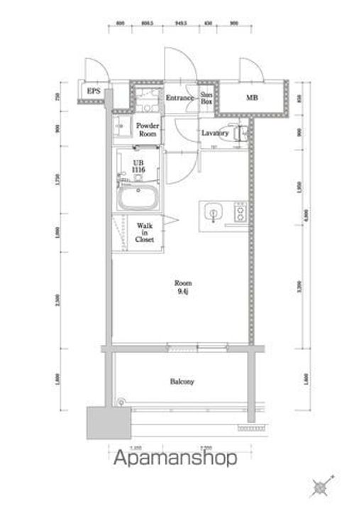 エンクレスト博多駅南GRACEの間取り