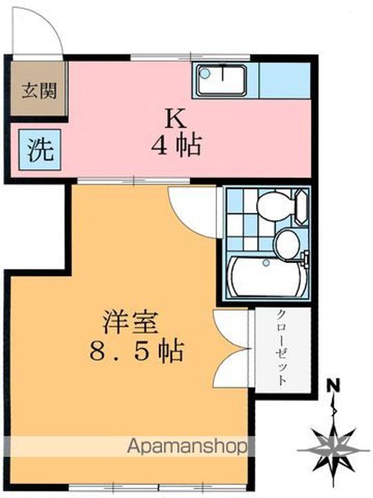 三島荘(エイティーエスハウス)6の間取り