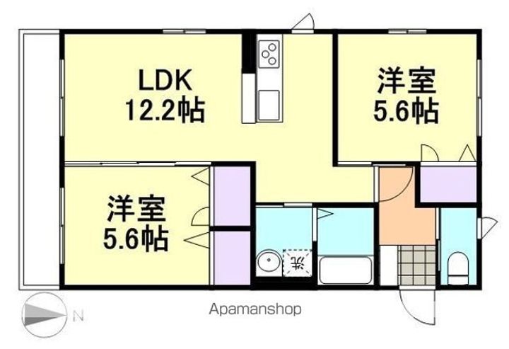 フローレンスⅢの間取り