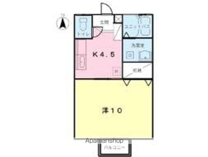 樹香A棟の間取り