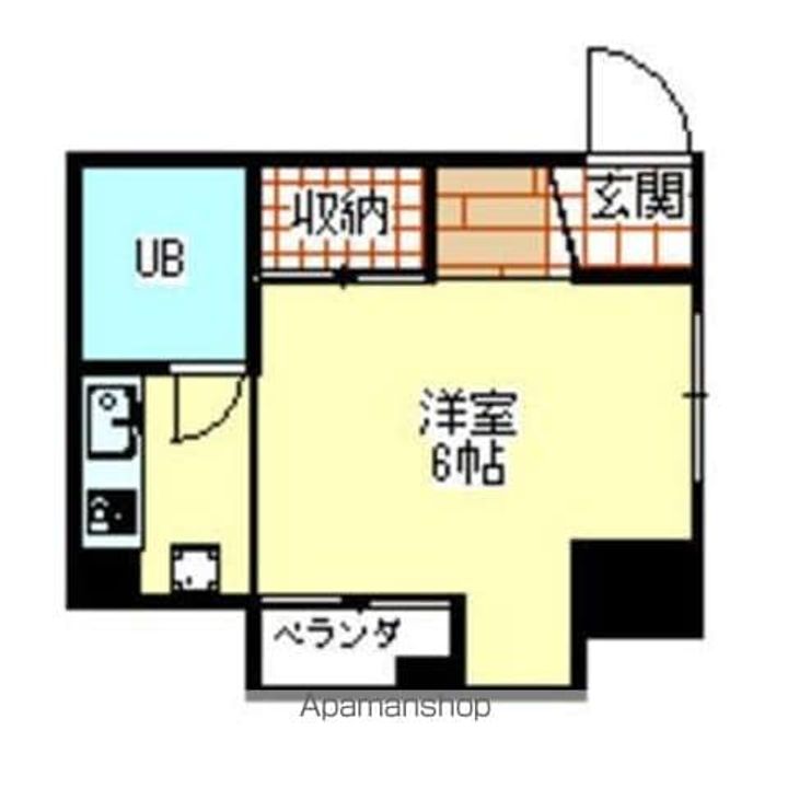 愛知県名古屋市北区中切町字野間の賃貸マンションの間取り