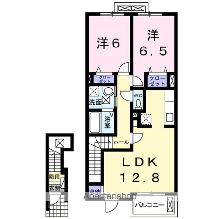 プレシャスM Ⅱの間取り