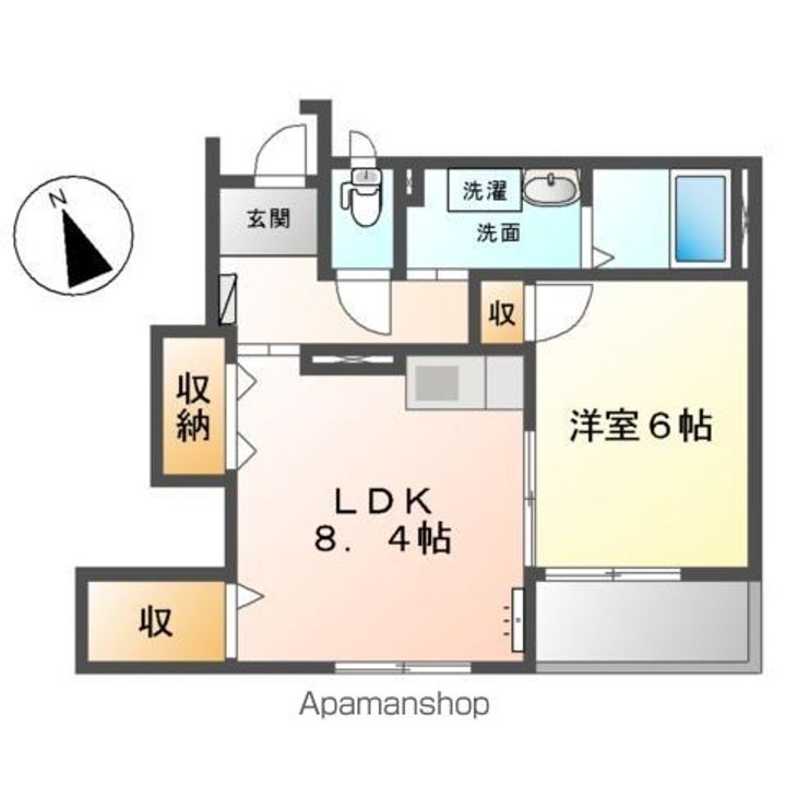 サンパレスⅦの間取り