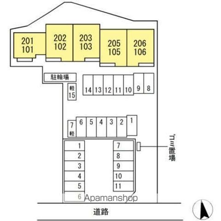 愛媛県松山市南久米町の賃貸アパートのその他画像