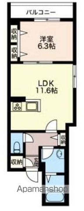 THE VILLAGE III(ザ ヴィレッジ)201の間取り