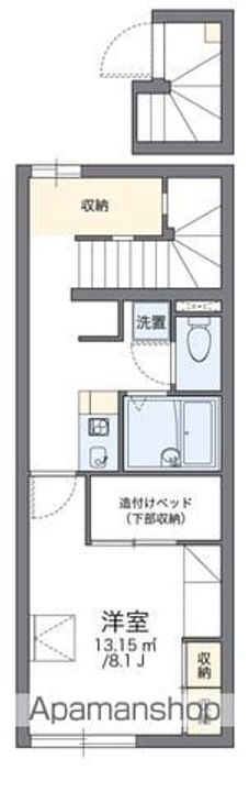 レオパレスオータム Ⅱの間取り