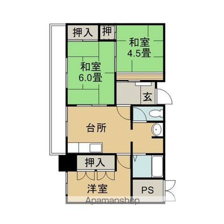 ゴールデンハイツふきあげの間取り