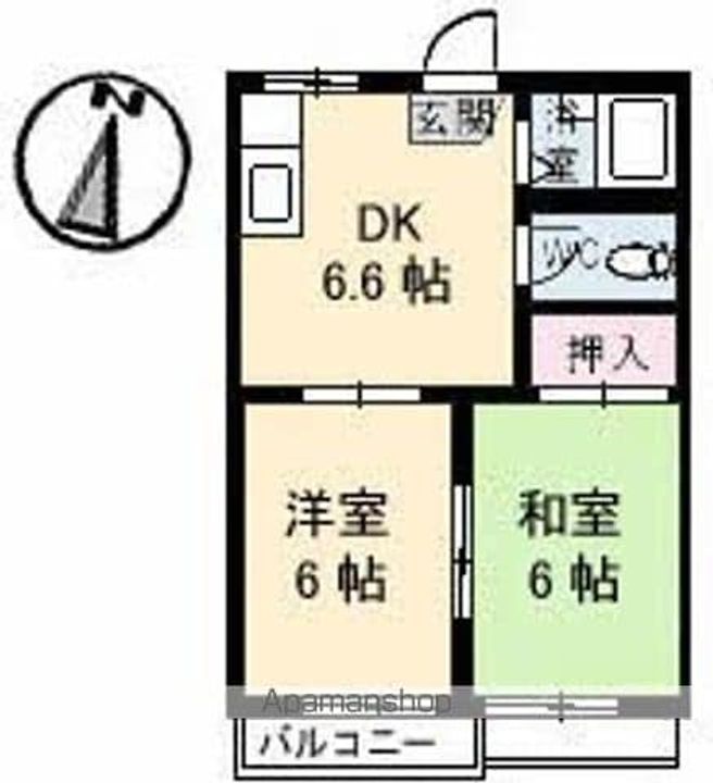 シーサイド・ハイツ A棟の間取り