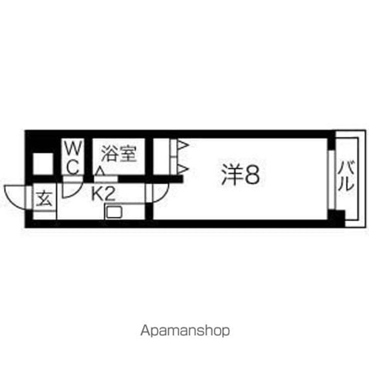 愛知県名古屋市西区庄内通3丁目の賃貸マンションの間取り