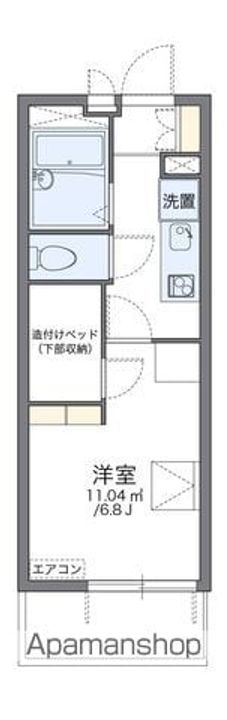 レオパレス辻町401の間取り
