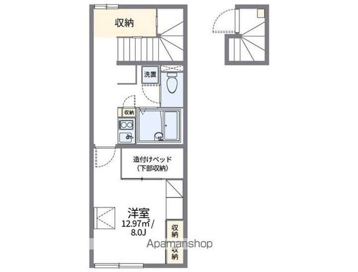 レオパレス高宮 K2210の間取り