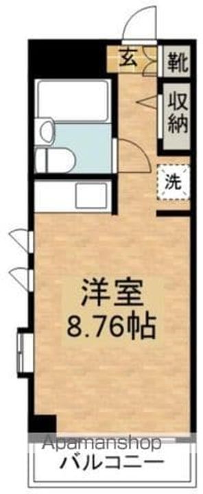 埼玉県新座市栗原6丁目の賃貸マンションの間取り