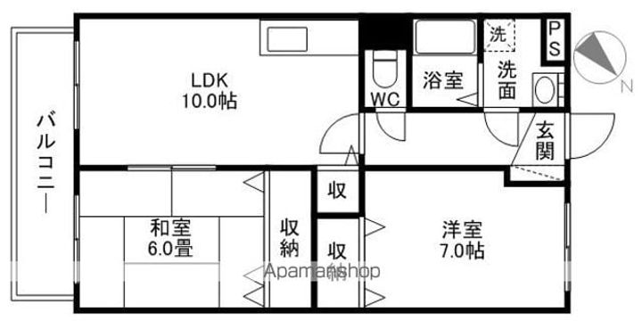 ユーミーオオツカ203の間取り