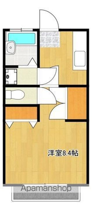 セゾンポルテニア206の間取り