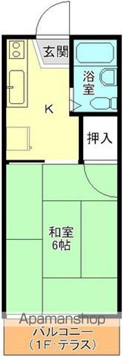 グリーンシャテロ101の間取り