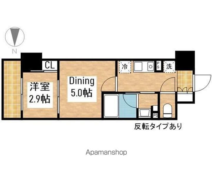 パークアクシス新栄の間取り
