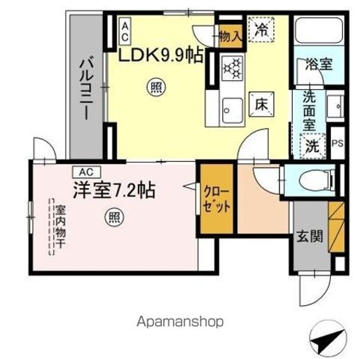 DーLIENの間取り
