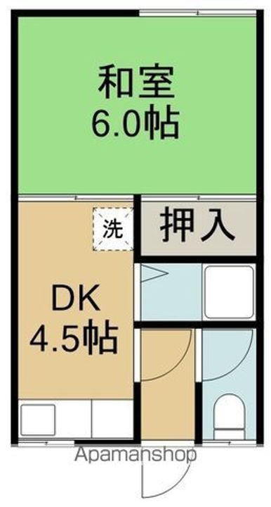 アップルハイム6の間取り