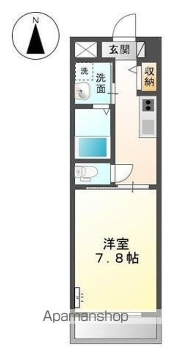 ルマー栗林101の間取り